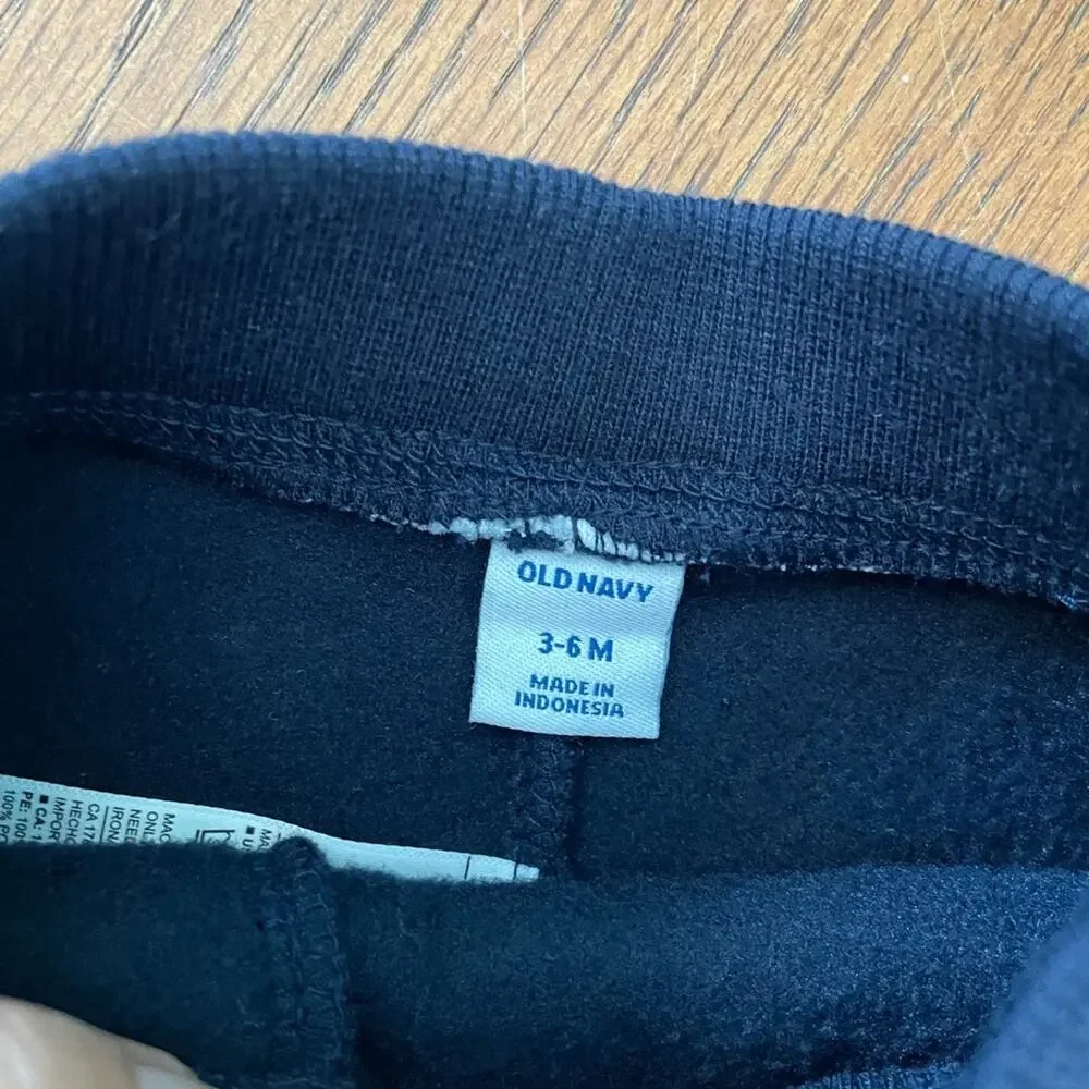 Old Navy Sherpa Pants 3-6m